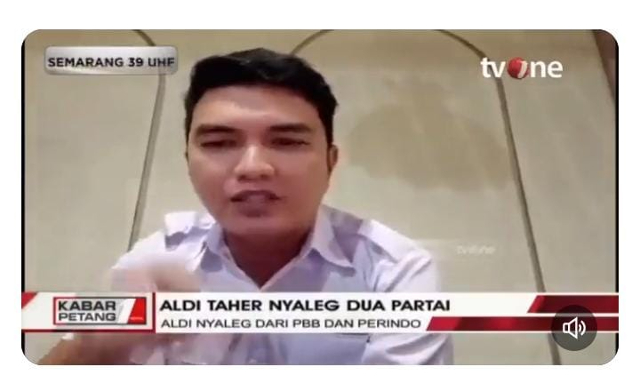 Momen Kocak Klarifikasi Aldi Taher Soal Nyaleg Dari Partai