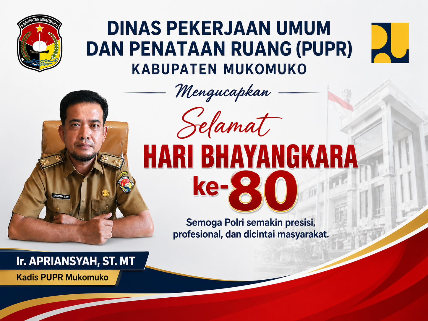 Ucapan Hari Bhayangkara ke-80