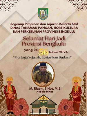 HUT Provinsi Bengkulu Dinas Tanaman Pangan