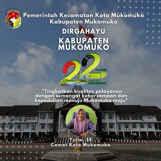 Kecamatan Kota Dirgahayu Kabupaten Mukomuko