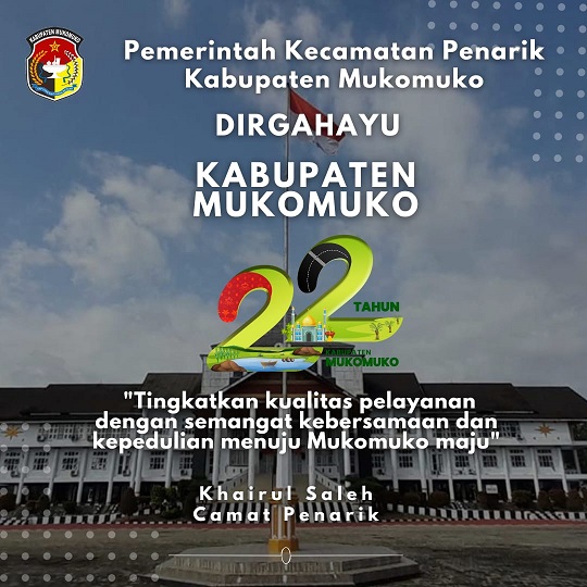 Kecamatan Penarik Dirgahayu Kabupaten Mukomuko