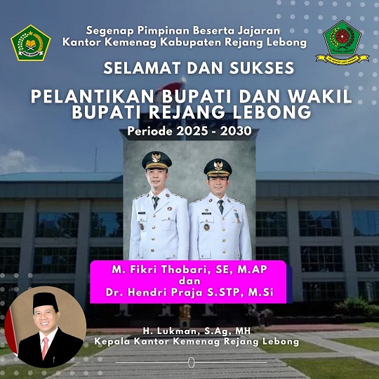 Kemenag Rejang Lebong Pelantikan Bupati