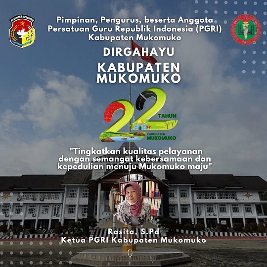 PGRI Dirgahayu Kabupaten Mukomuko