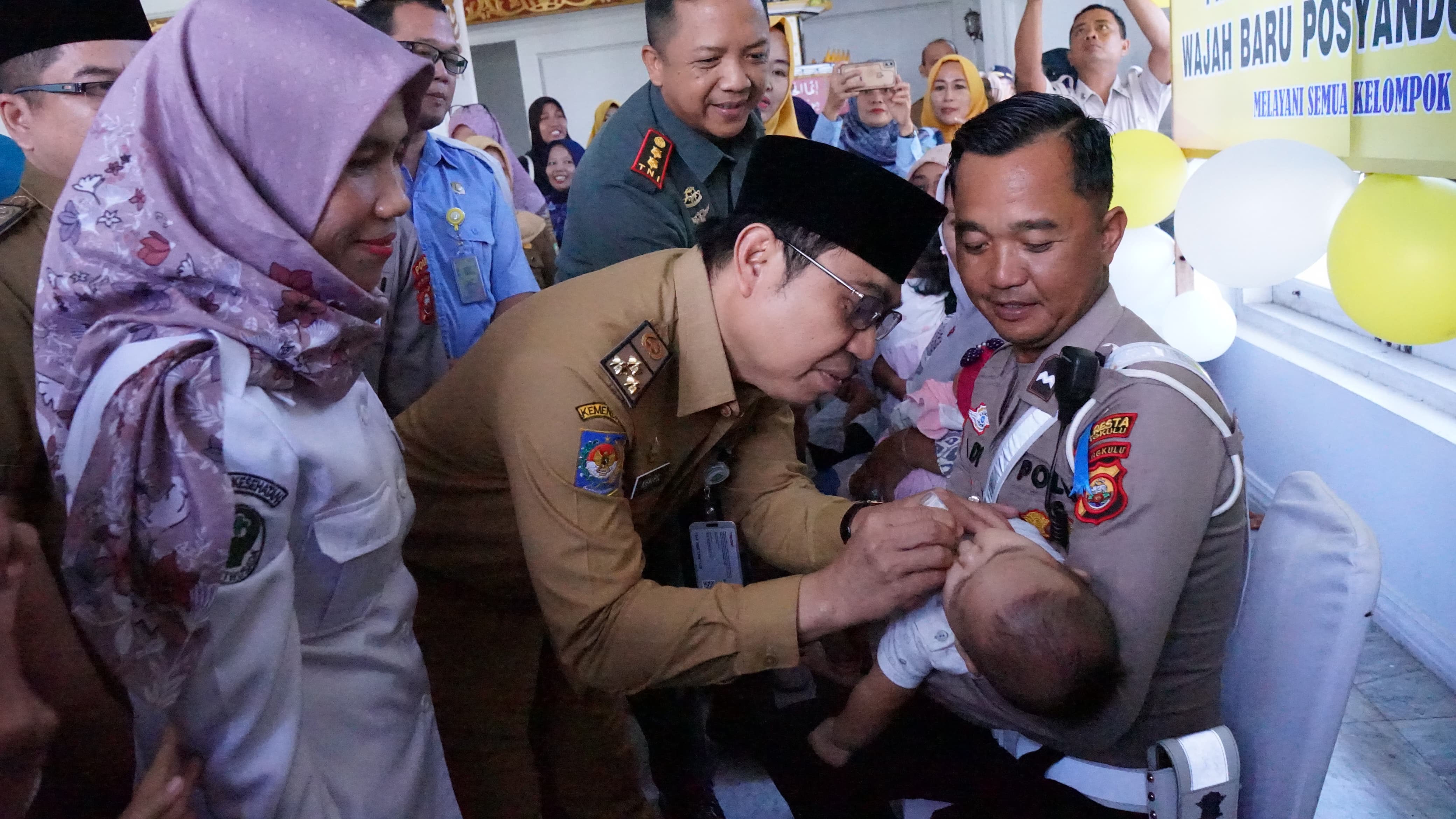 Laksanakan PIN Polio Tahap 2, Pemprov Bengkulu Gencar Cegah dan Antisipasi Penyebaran Penyakit Polio