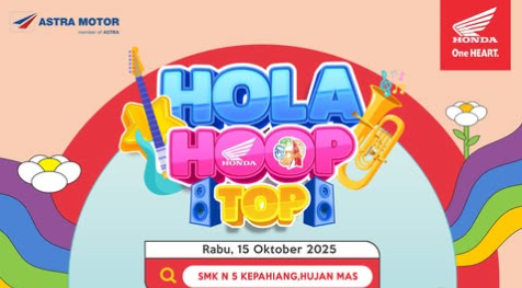 Honda Hola Hoop Top 2025 Hadir di SMKN 5 Kepahiang, Saatnya Gen Z Tunjukkan Ekspresi dan Gaya!