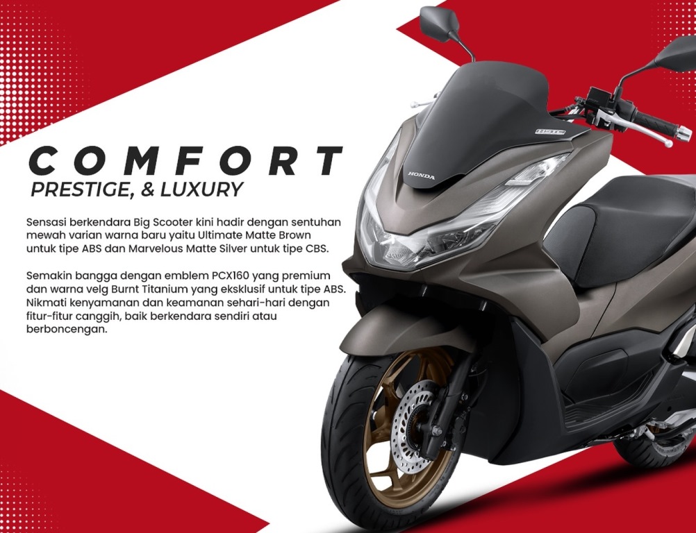 Promo Spesial Honda PCX 160 di Bulan Oktober 2024: Cukup Bayar Rp1,45 Juta