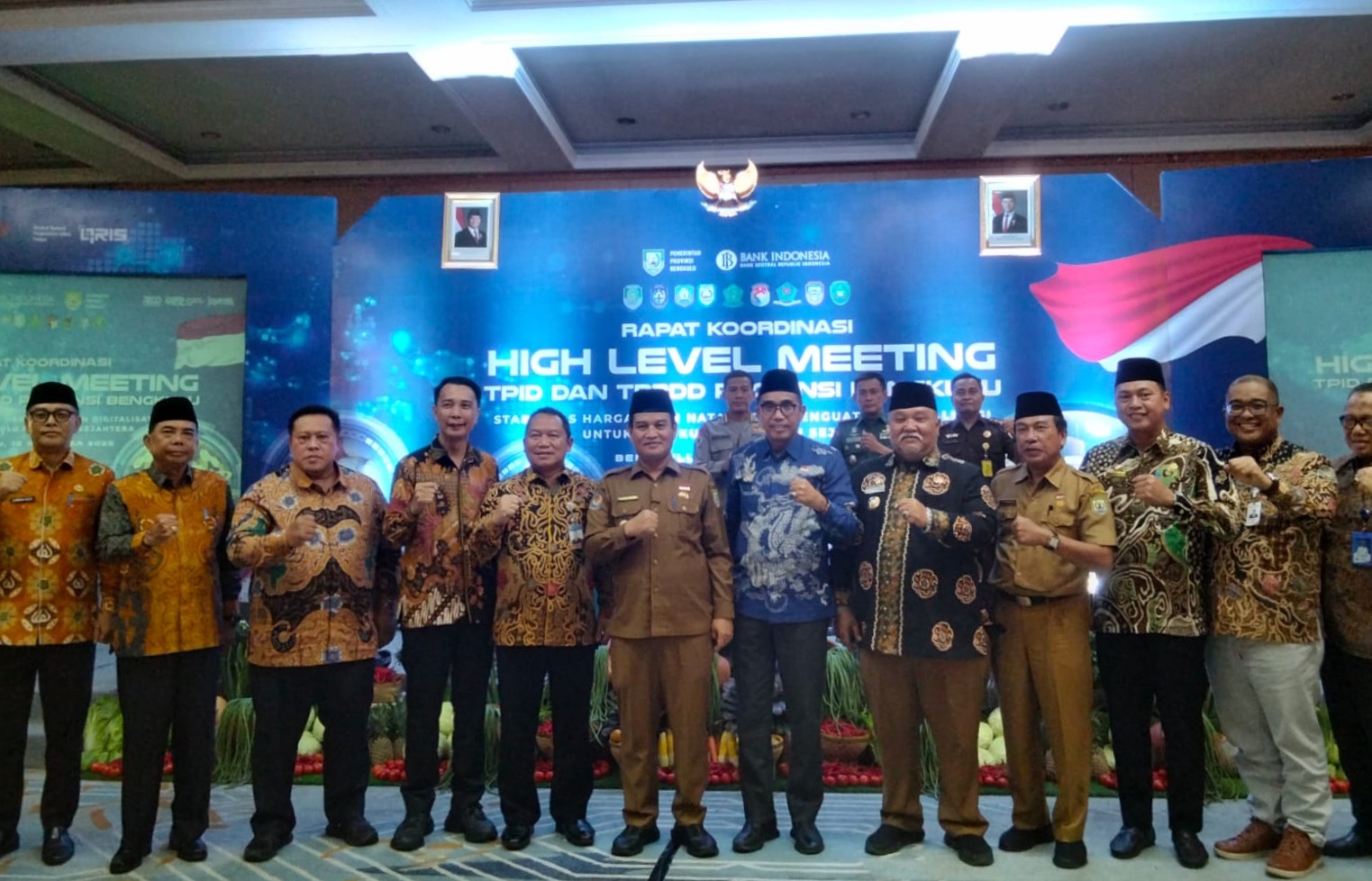Jelang Nataru, Pemprov Bengkulu Perkuat Pengendalian Inflasi Lewat Executive Meeting TPID