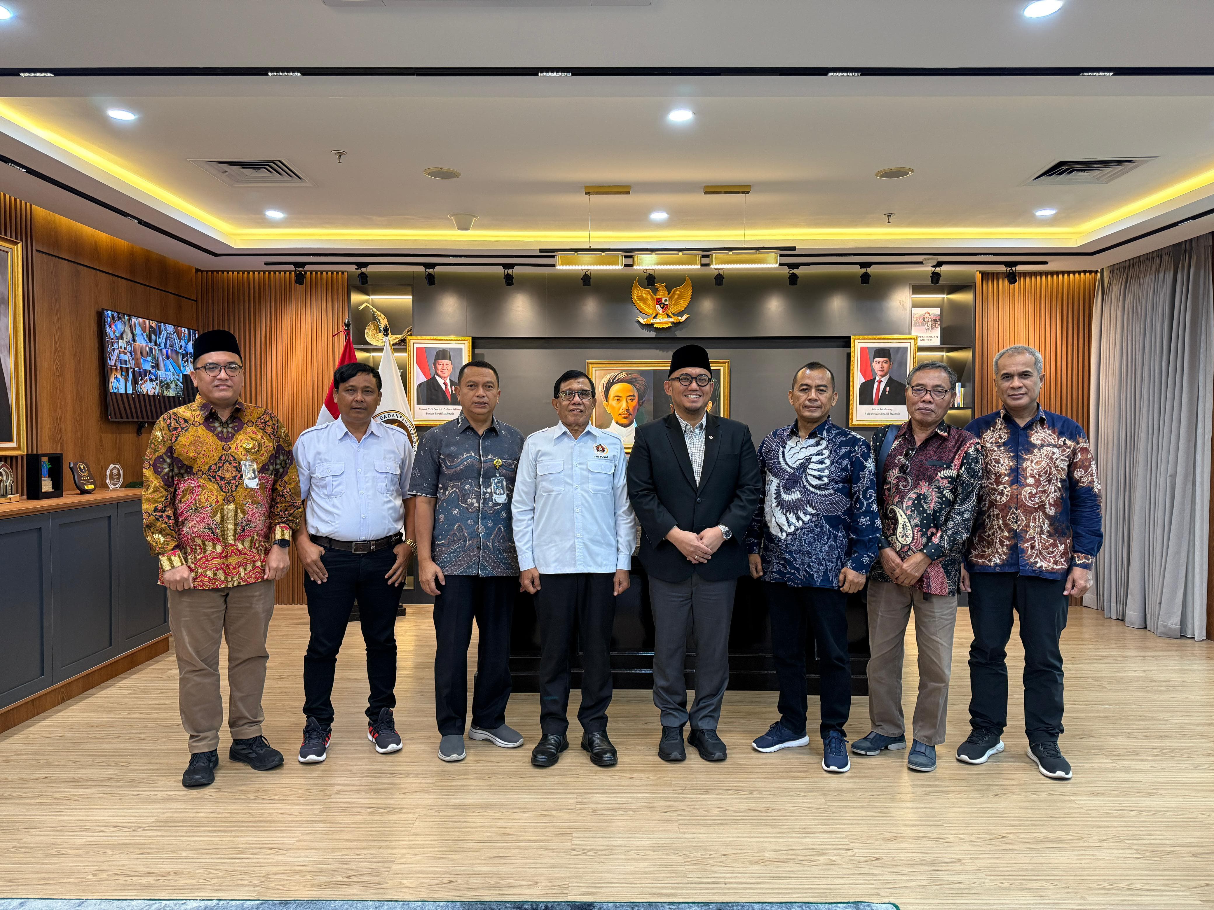 PWI Pusat Melakukan Audiensi dengan BP Haji, Guna Tingkatkan Hubungan Kerjasama yang baik