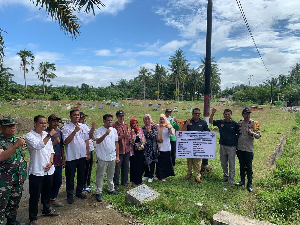 Pemdes Tanah Rekah Gelar Titik Nol 2025, Prioritaskan Pembangunan SPAL dan Pagar Makam