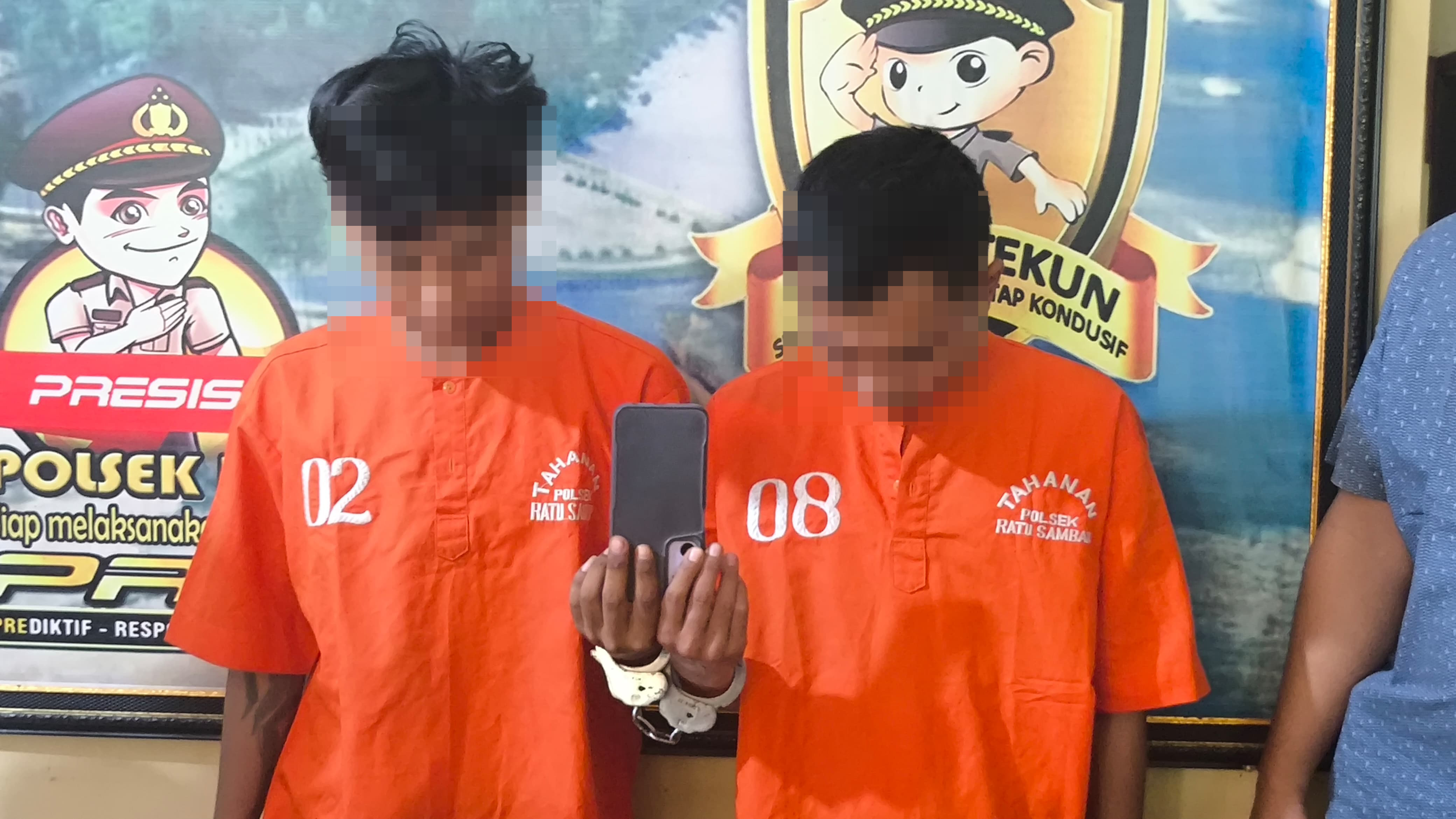 Jambret Polwan Saat Lari Pagi, Dua Pemuda Bengkulu Diciduk Polisi di Tengah Malam