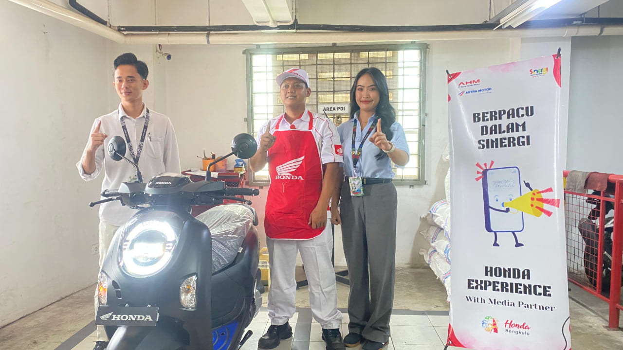 Berpacu dalam Sinergi Honda Experience with Media Partner Astra Motor Bengkulu, Dorong Sustainable Lifestyle