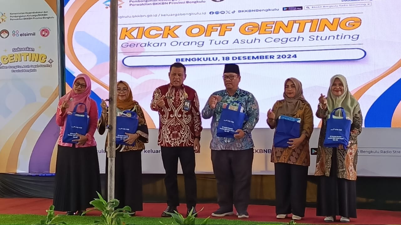 BKKBN Provinsi Bengkulu Luncurkan Gerakan 'Genting' untuk Atasi Stunting, Targetkan 9.534 Keluarga