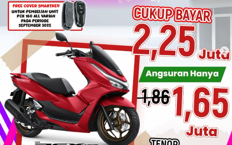 Kejutan September Honda: Bawa Pulang New PCX 160 dengan Angsuran Super Ringan