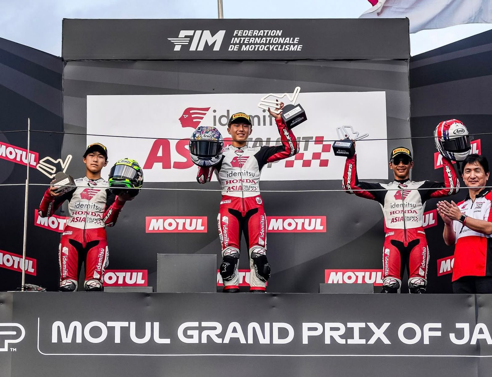 Pebalap Muda AHM M. Badly Ayatullah Rebut Podium di IATC Motegi