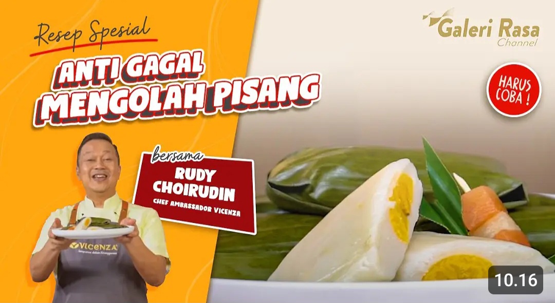 Resep Kue Nagasari ala Chef Rudy Choirudin, Jajanan Tradisional yang Melegenda dan Anti Gagal