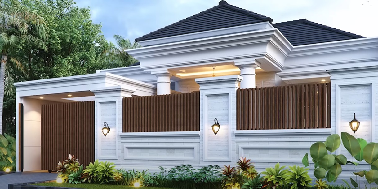 Desain Rumah Klasik Modern, Hunian yang Mewah, Indah, Nyaman dan Sangat Berkelas !