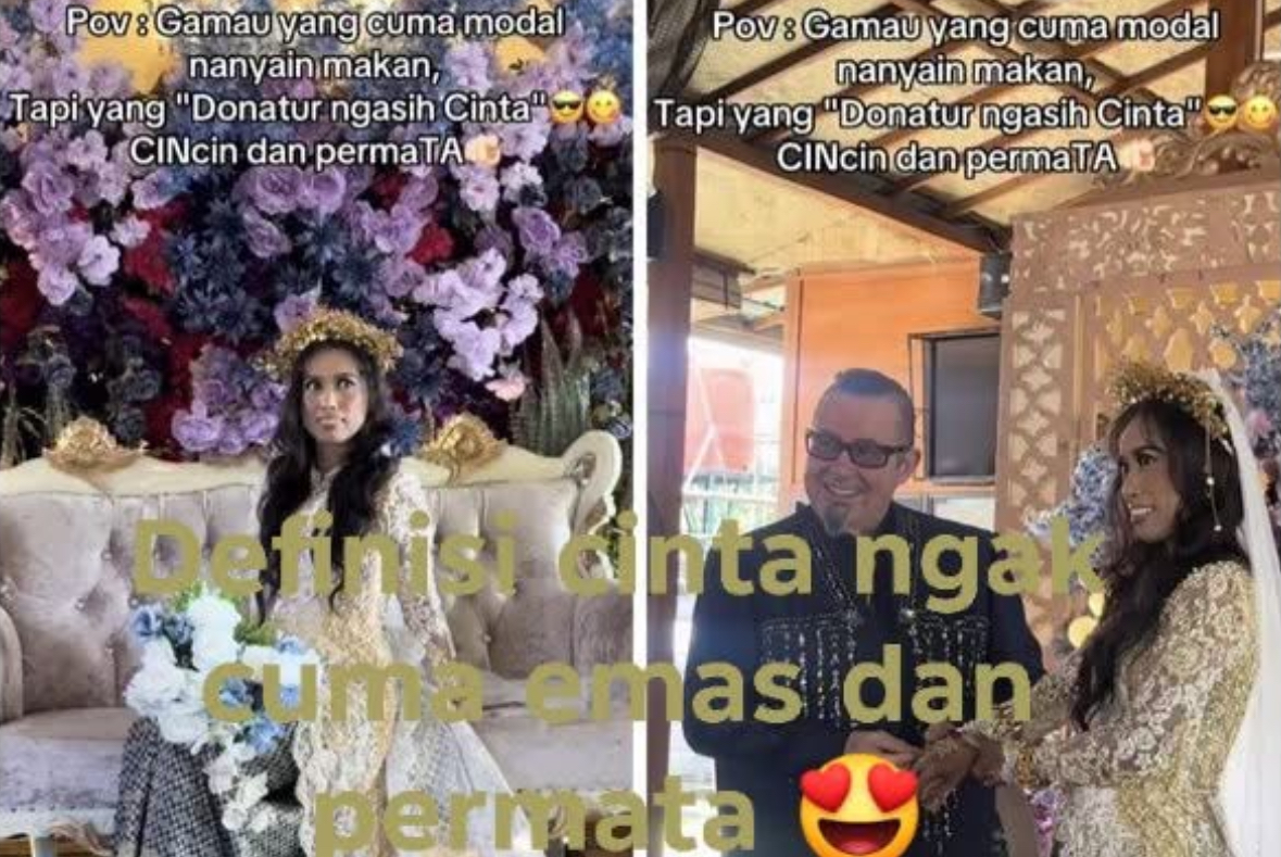 Tak Hanya Janji, Pria Amerika Ini Buktikan Cinta di Pelaminan Wanita Riau