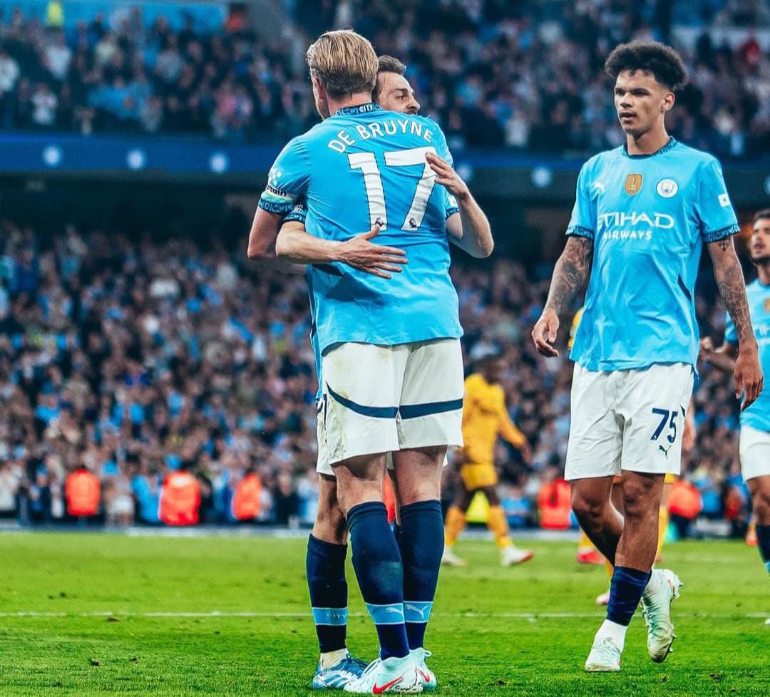 De Bruyne Jadi Penentu, City Pertahankan Asa Liga Champions dengan Kemenangan Tipis atas Wolves