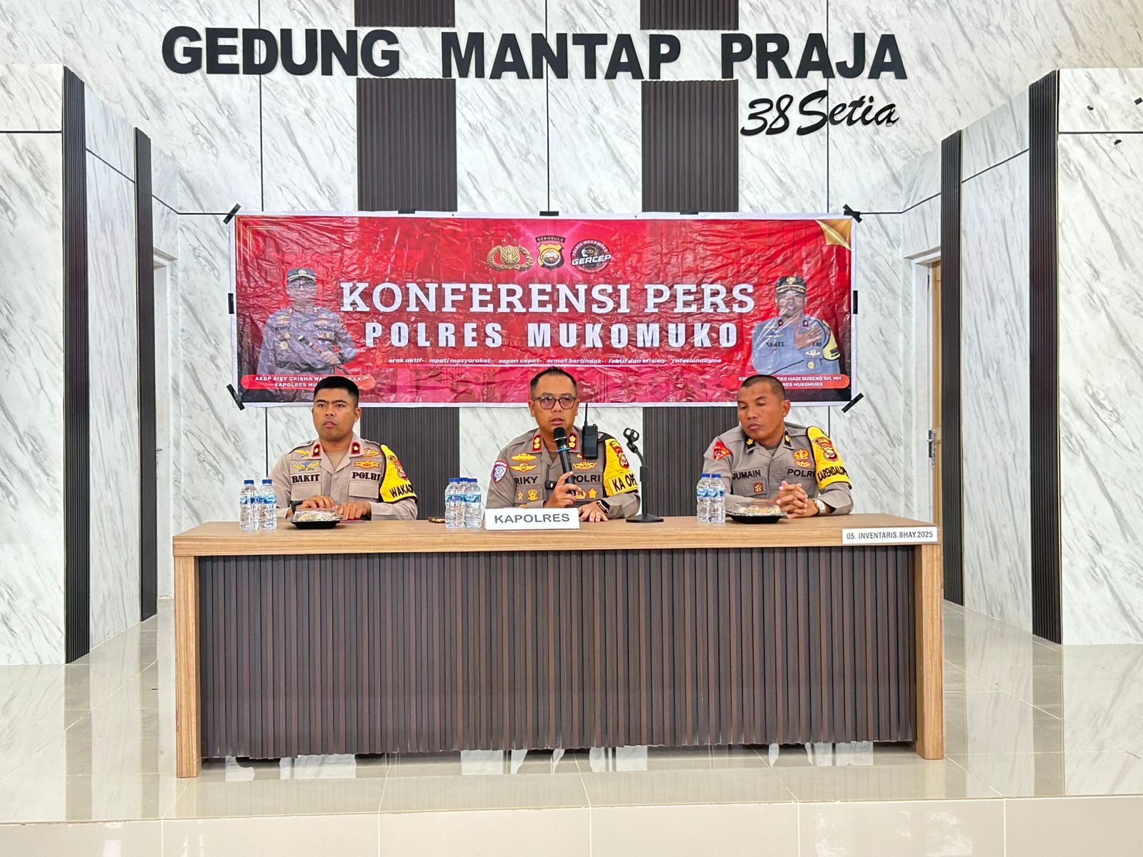 Polres Mukomuko Catat 222 Perkara Selama 2025, 168 Berhasil Diselesaikan