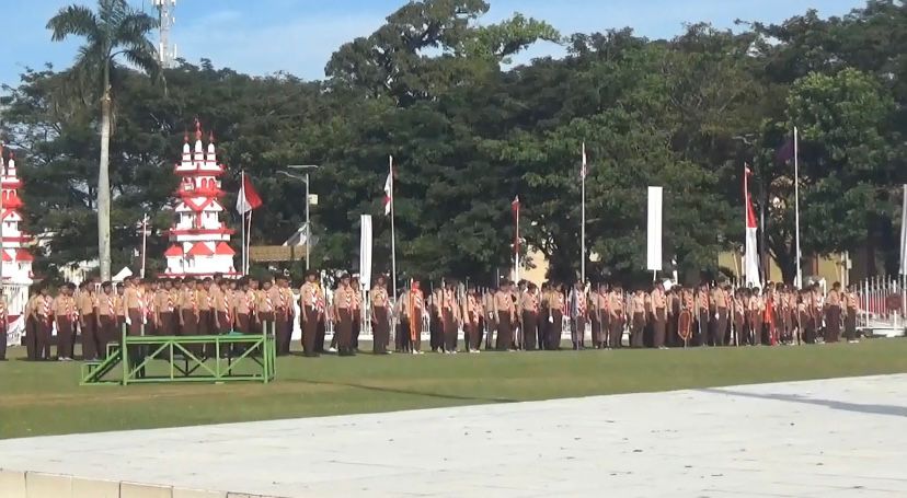 HUT Pramuka ke-64: Bengkulu Tegaskan Peran Pramuka Hadapi Tantangan Global
