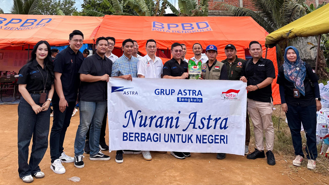 Astra Grup Peduli, Salurkan Bantuan Kemanusiaan untuk Korban Gempa di Bengkulu