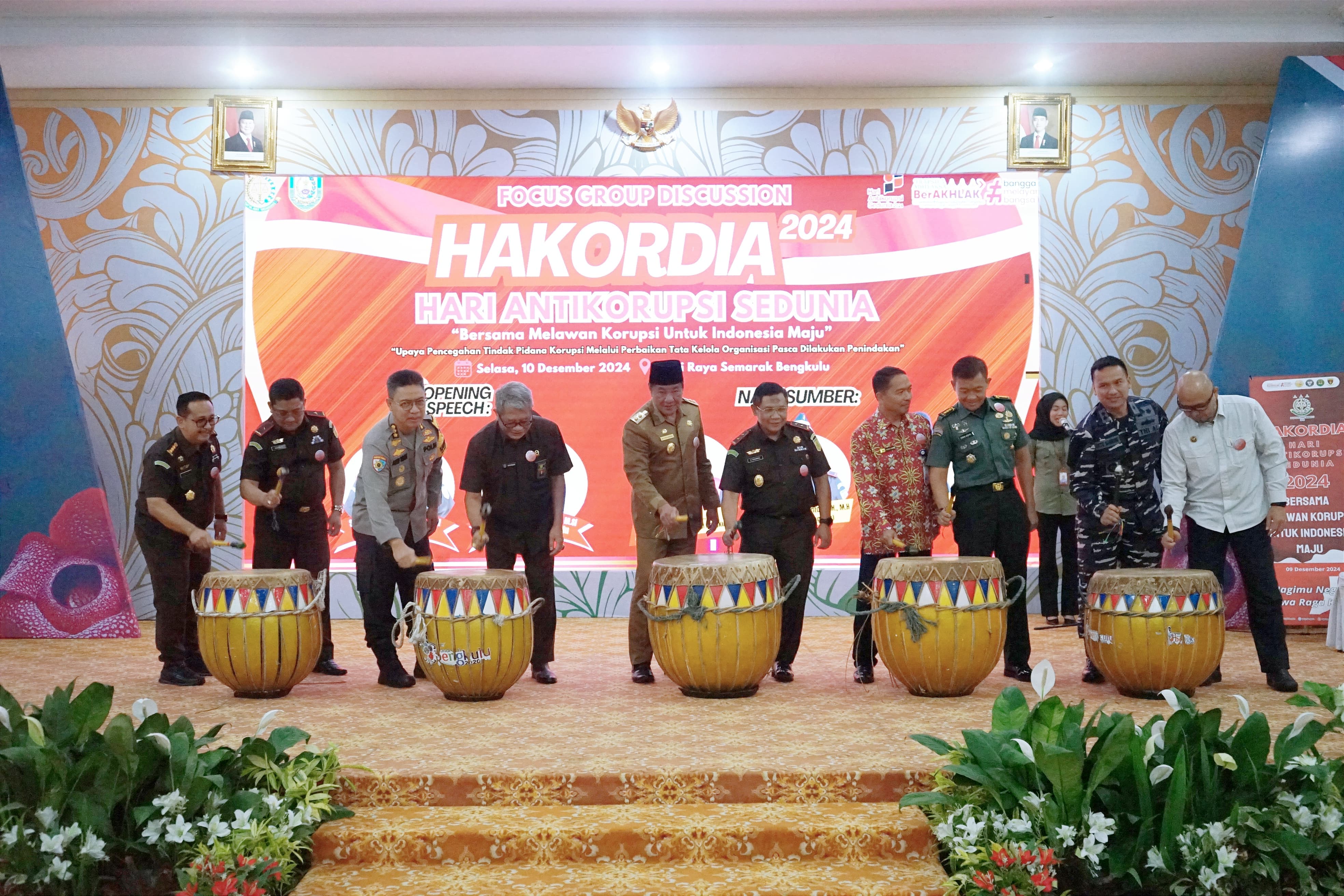 Plt Gubernur Bengkulu Serukan Komitmen Bersama Berantas Korupsi dalam Peringatan HAKORDIA 2024