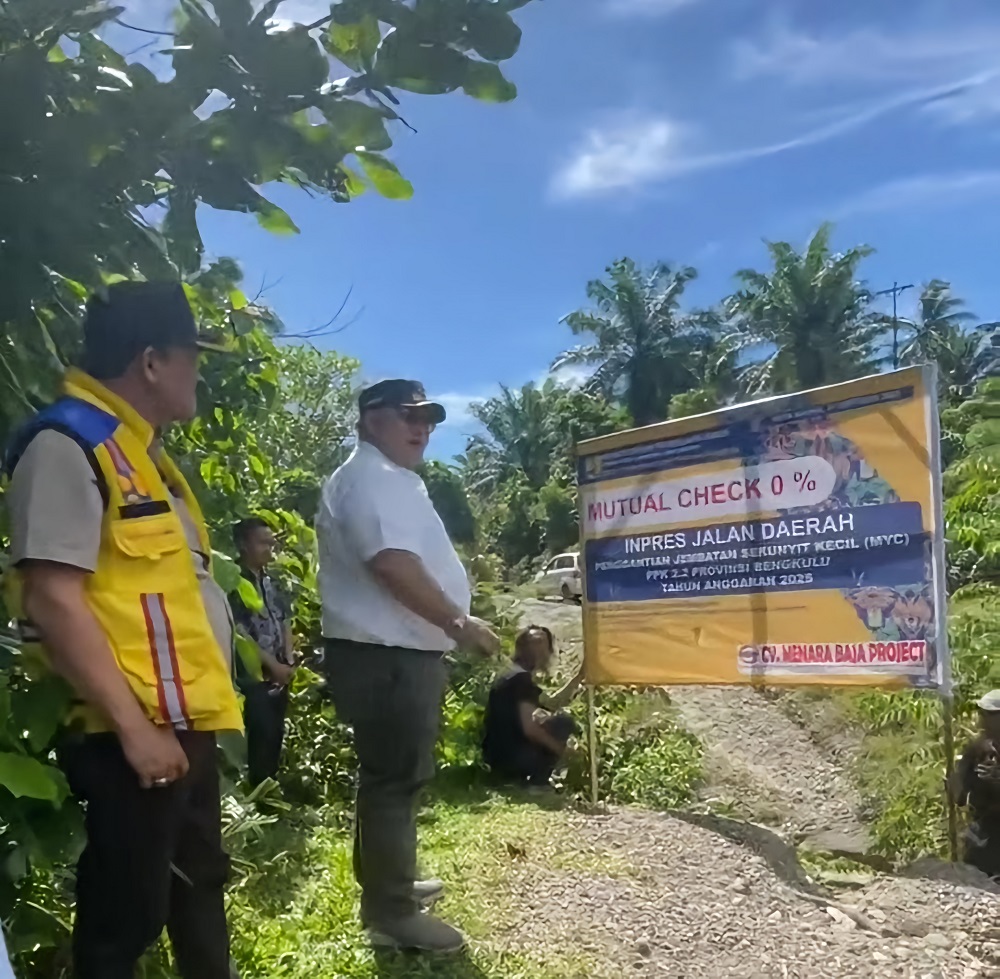 Infrastruktur Bengkulu Selatan Terus Ditingkatkan, Jembatan Sekunyit Kecil Mulai Dibangun