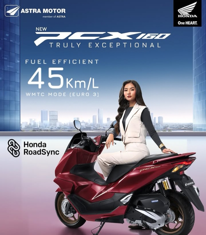 Honda New PCX160 Hadir Lebih Premium, Irit hingga 45 Km per Liter