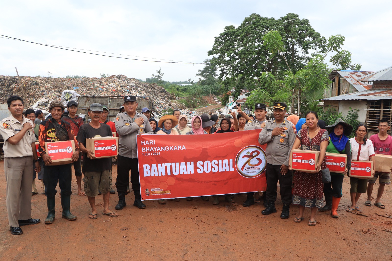 Jelang Hari Bhayangkara Ke -78, Polda Bengkulu Bagikan 1000 Paket Bansos