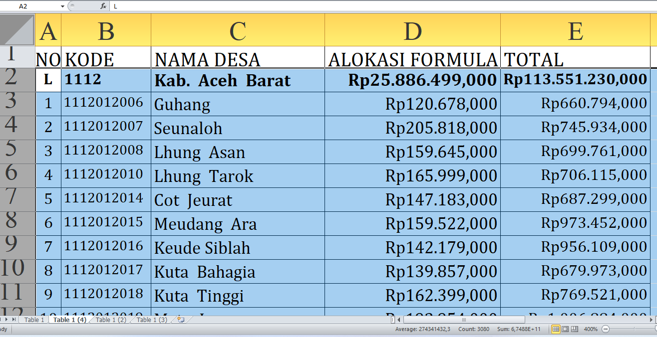 Rincian Dana Desa 2025 Aceh Barat Daya Provinsi Aceh: Desa Mana yang Dapat Kucuran Terbesar?