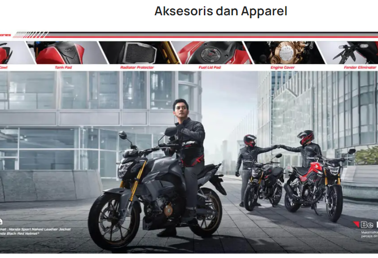 Aksesoris dan Apparel Resmi untuk Honda CB150R Streetfire: Tampil Lebih Keren dan Fungsional