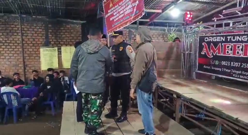 Cegah Kriminalitas, Polsek Selupu Rejang Larang Hiburan Malam Demi Wujudkan Wilayah Aman