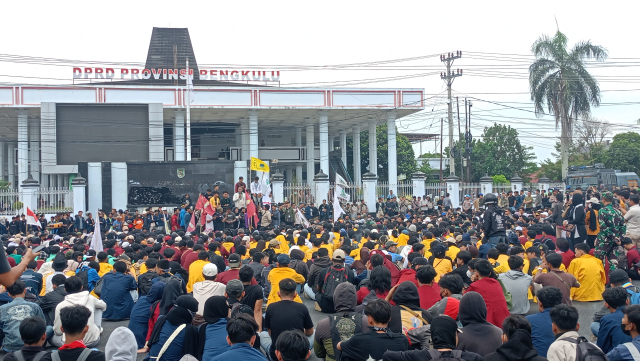 Suarakan Aksi Indonesia Cemas Jilid II, Ini Poin Tuntutan Unjuk Rasa Ribuan Mahasiswa di Bengkulu