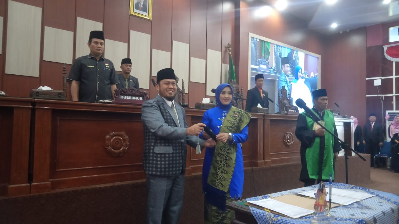 Husnul Khotimah Resmi Dilantik PAW DPRD Kota Bengkulu, Tempati Komisi II