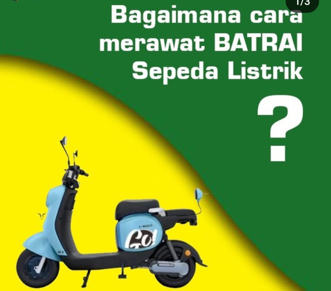 Cara Merawat Baterai Sepeda Listrik agar Awet dan Tahan Lama