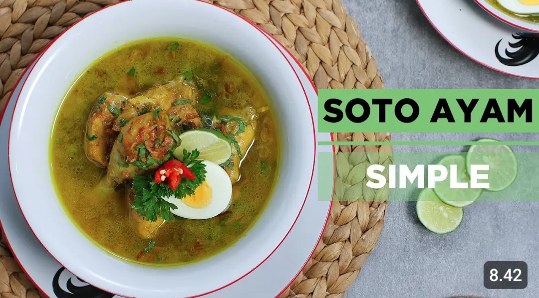 Resep Soto Ayam Nikmat ala Chef Rudy Choirudin, Hidangan Simple untuk Keluarga