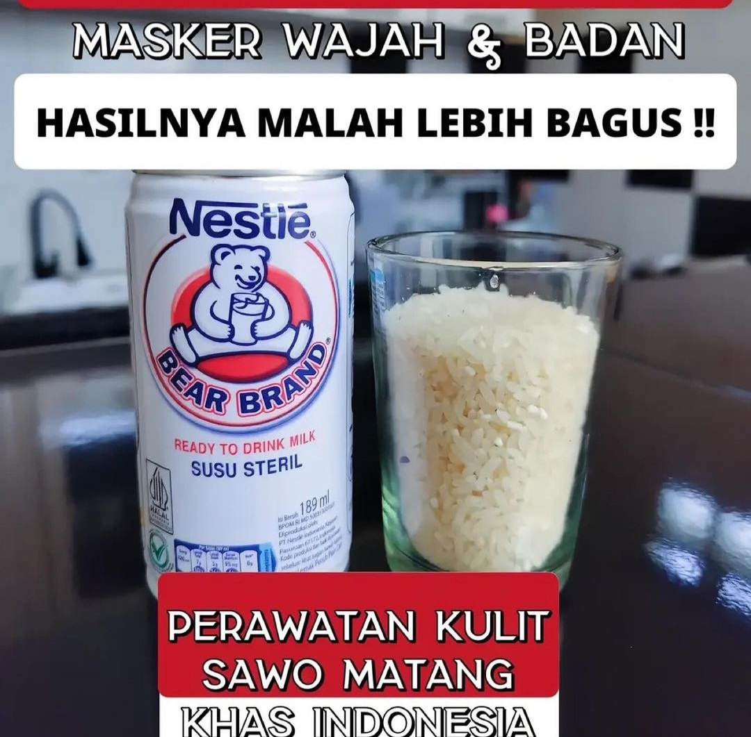 Gunakan Masker Beras dan Susu untuk Kulit Lebih Bersih dan Lembab, Cobain!