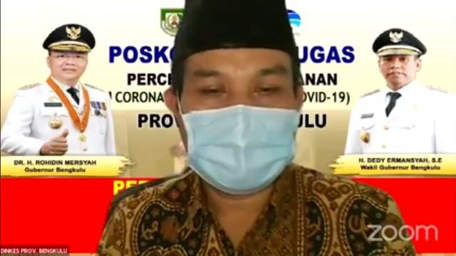 Kasus Konfirmasi Positif Covid-19 di Bengkulu Bertambah Lagi 2 Orang, Total Jadi 120 Orang