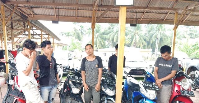 Delapan Motor Diduga Bodong Diamankan Polsek Maje