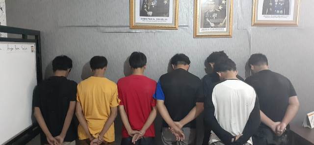 Diduga Terlibat Kasus Pengeroyokan dan Penikaman, 7 Pelajar Diamankan Polsek Ratu Agung