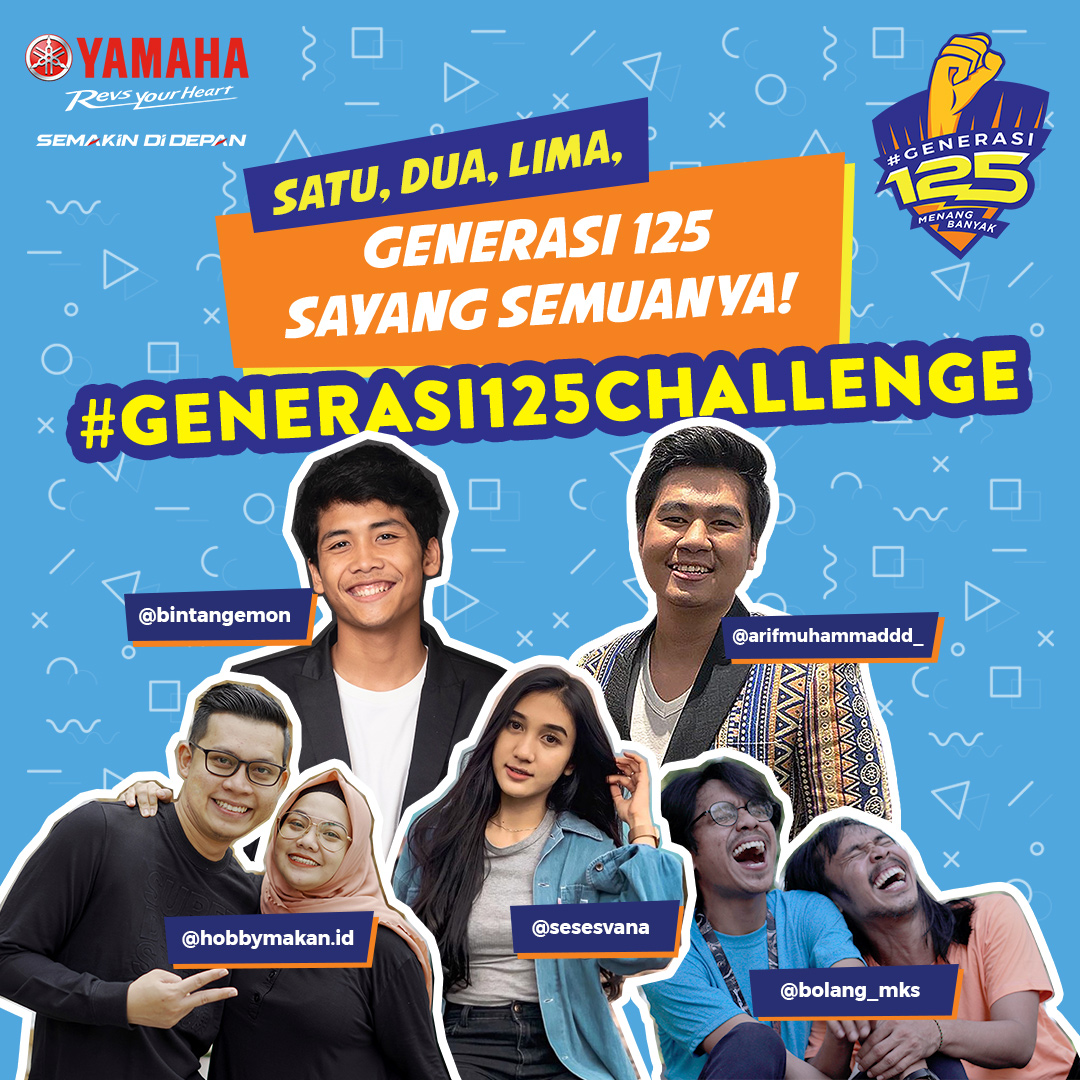 Ini Dia #Generasi125Challenge Kolaborasi Bintang Emon Bersama Influencer Indonesia Lainnya! Ayo Buat Versi Kal