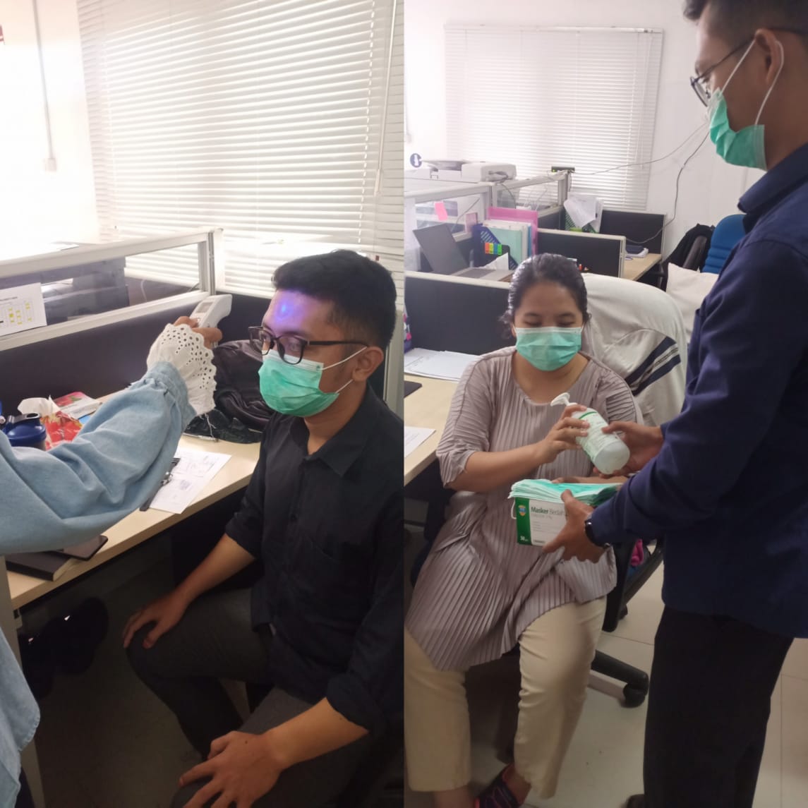 Antisipasi Virus Corona, TLB Imbau Karyawan Gunakan Masker dan Hand Sanitizer Serta Rutin Cek Suhu Tubuh