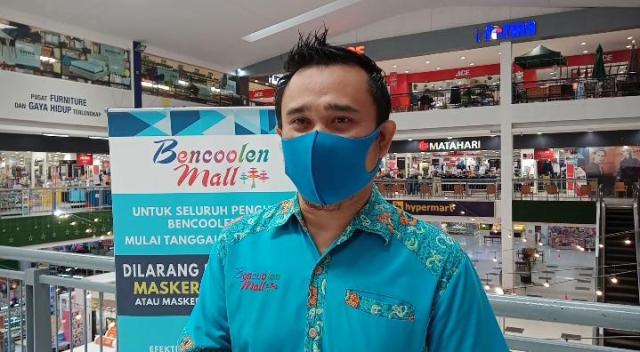 Mulai 1 Oktober, Pengunjung Bencoolen Mall Dilarang Gunakan Masker Scuba dan Buff