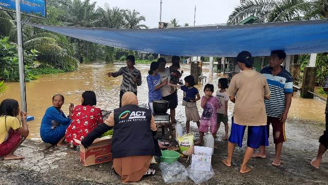 ACT-MRI Bengkulu, Menjadi Lembaga Pertama Memberikan Bantuan Banjir Seluma