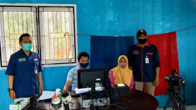 Dukcapil Rekam Data  Pemilih di Kecamatan