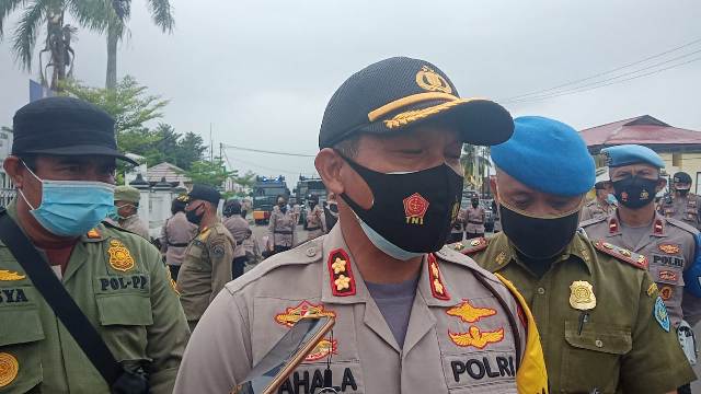 1.000 Personel Gabungan Amankan Aksi Massa di Depan Kantor DPRD Provinsi Bengkulu