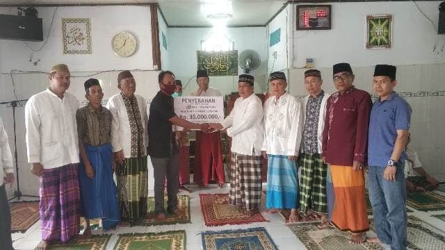 BB Manna, Salurkan CSR Untuk Pembangunan Masjid