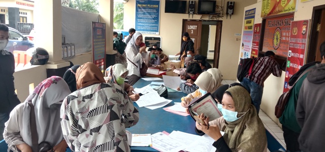 Peserta Lulus CPNS Datangi Polres Kaur