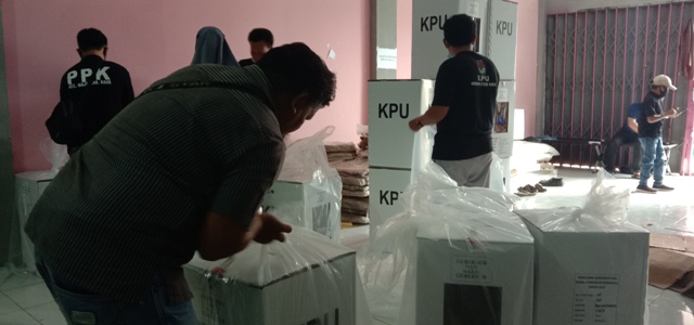 Logistik 55 TPS Sulit Mulai Dikirim