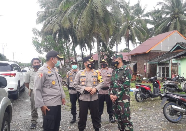 Polda dan Dandim Pantau  Pelaksanaan Pencoblosan